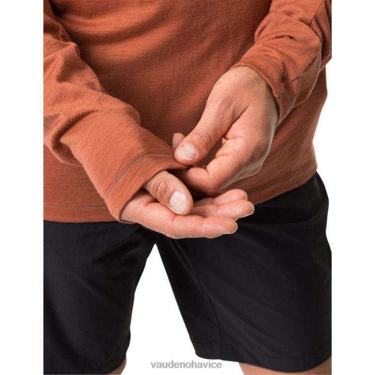 VAUDE 6FF4J1939 oblečenie gaštanový muži yaras košeľa s dlhým rukávom