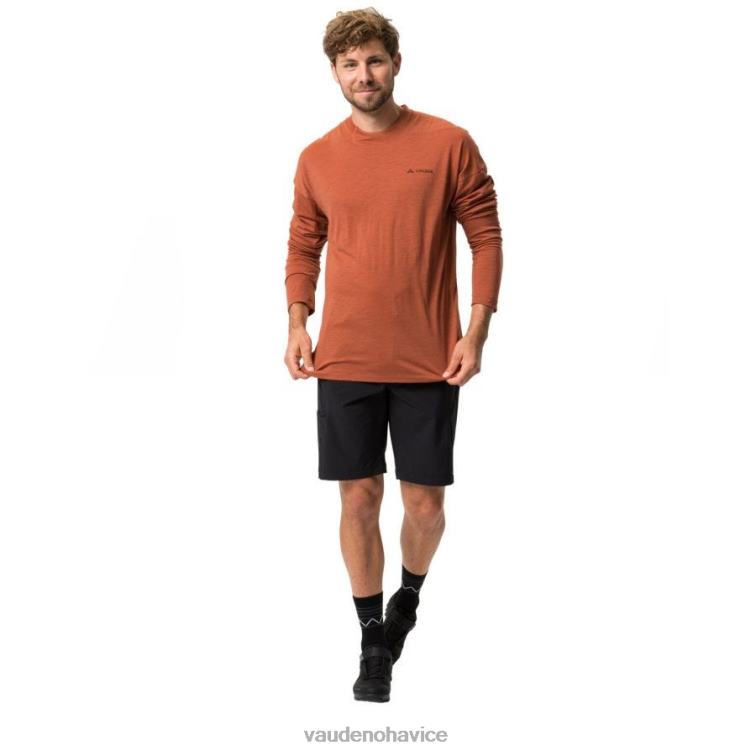VAUDE 6FF4J1939 oblečenie gaštanový muži yaras košeľa s dlhým rukávom