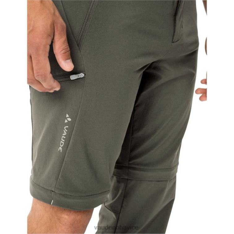 VAUDE 6FF4J1548 oblečenie kaki muži Farley stretch zip-off ii odnímateľné nohavice