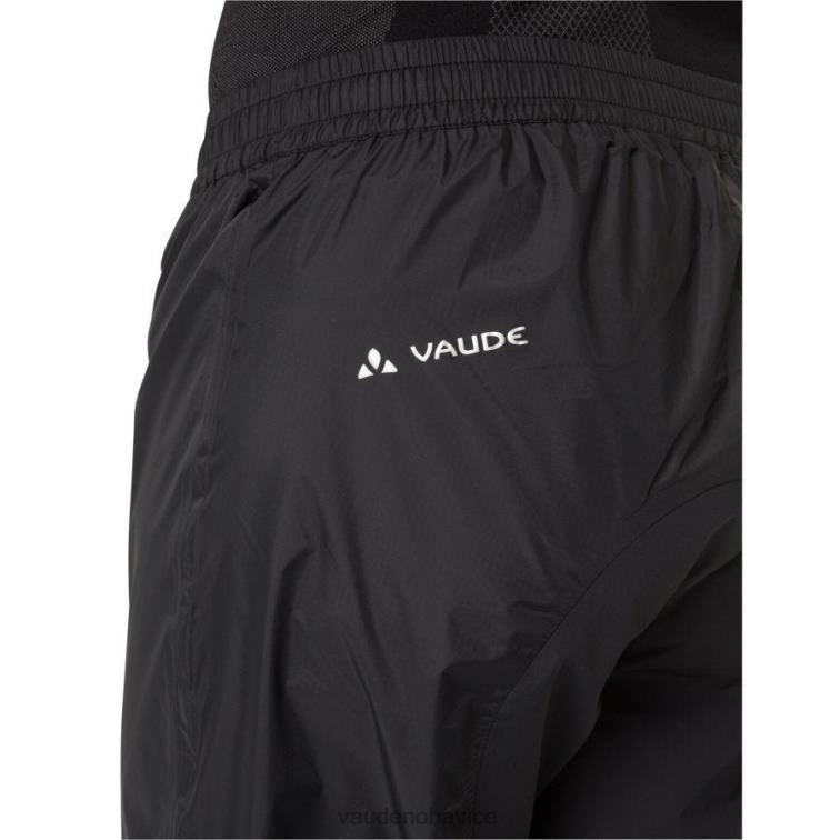 VAUDE 6FF4J1555 oblečenie čierna muži drop ii nohavice do dažďa