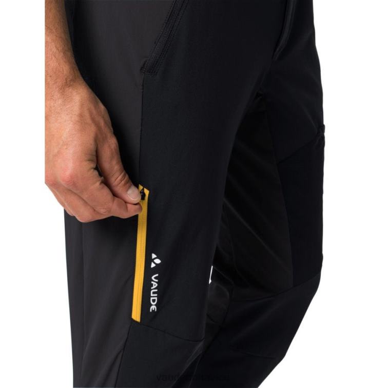 VAUDE 6FF4J1568 oblečenie čierna/žltá muži nohavice scopi iii