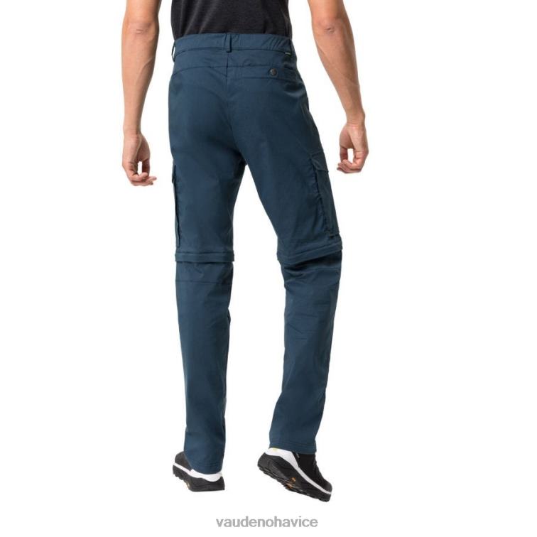 VAUDE 6FF4J1602 oblečenie temné more muži neyland nákladné nohavice so zipsom