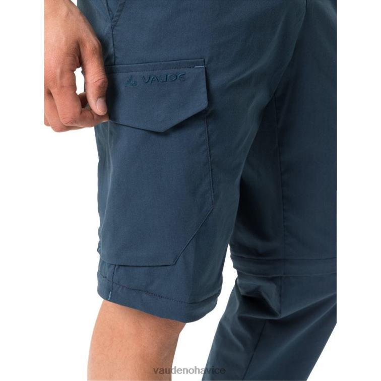 VAUDE 6FF4J1602 oblečenie temné more muži neyland nákladné nohavice so zipsom
