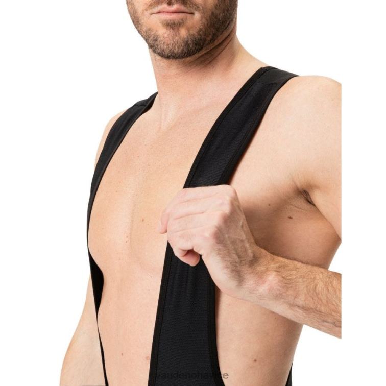 VAUDE 6FF4J1687 oblečenie čierna muži matera nevystužené cyklistické šortky s podbradníkom