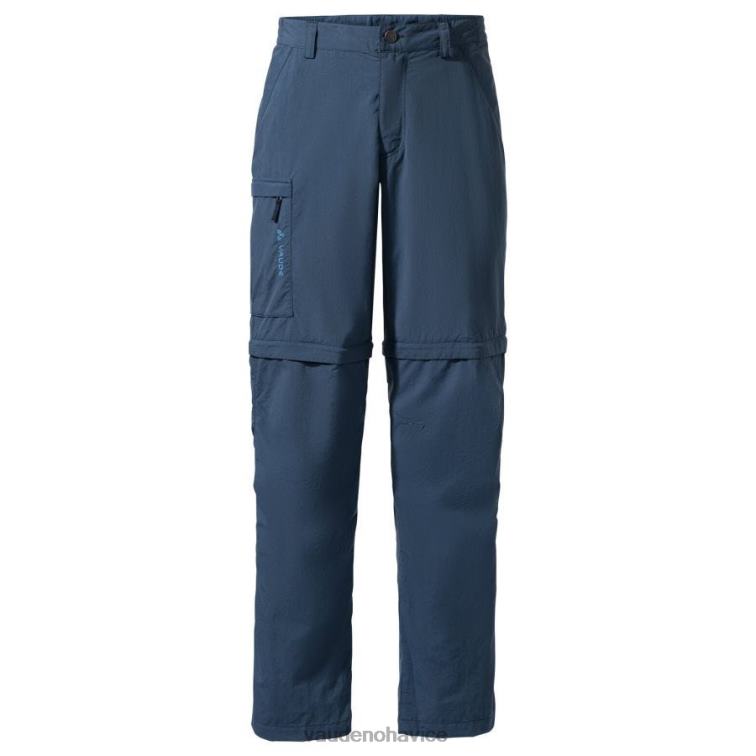 VAUDE 6FF4J1699 oblečenie temné more muži nohavice farley v so zipsom