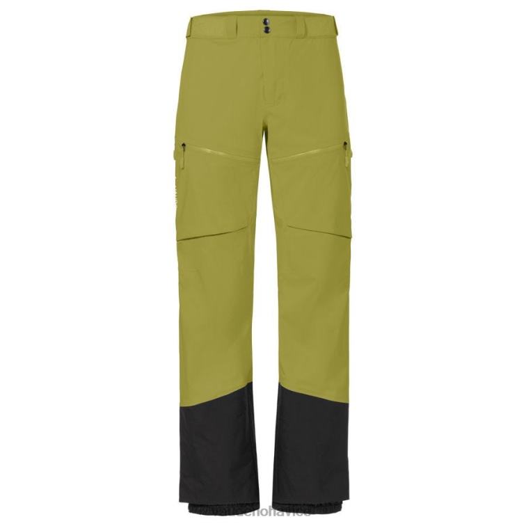 VAUDE 6FF4J1708 oblečenie divoké vápno muži monviso 3-vrstvové skialpové nohavice