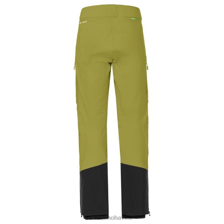 VAUDE 6FF4J1708 oblečenie divoké vápno muži monviso 3-vrstvové skialpové nohavice