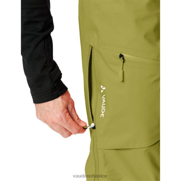 VAUDE 6FF4J1708 oblečenie divoké vápno muži monviso 3-vrstvové skialpové nohavice