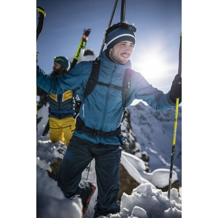 VAUDE 6FF4J1708 oblečenie divoké vápno muži monviso 3-vrstvové skialpové nohavice