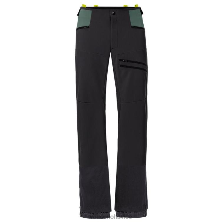 VAUDE 6FF4J1726 oblečenie čierna muži softshellové nohavice monviso