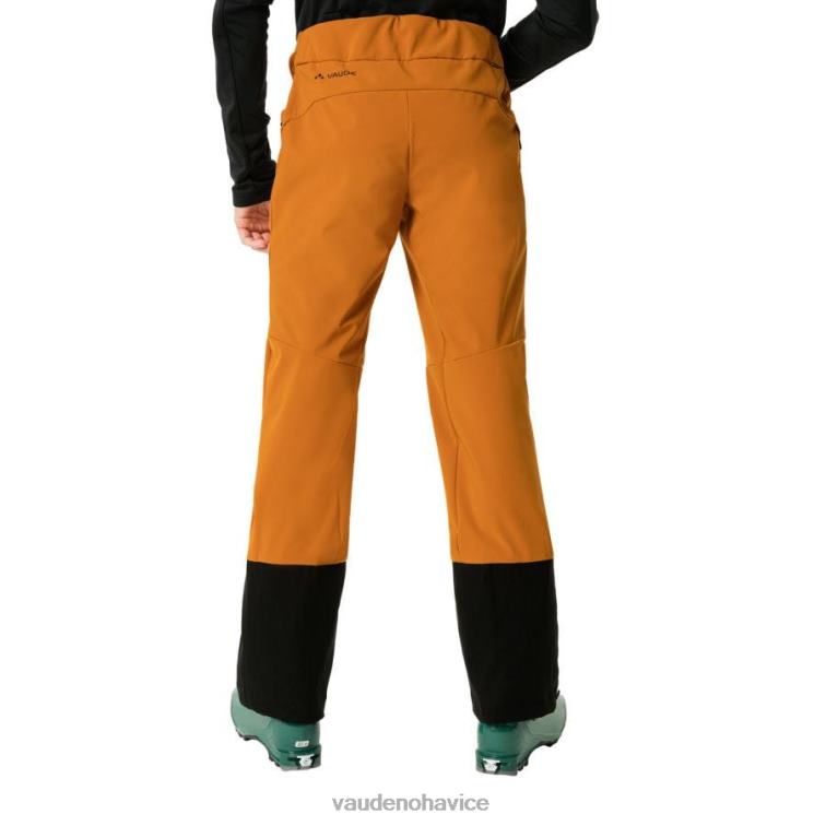 VAUDE 6FF4J1728 oblečenie bahno hnedá muži softshellové nohavice monviso
