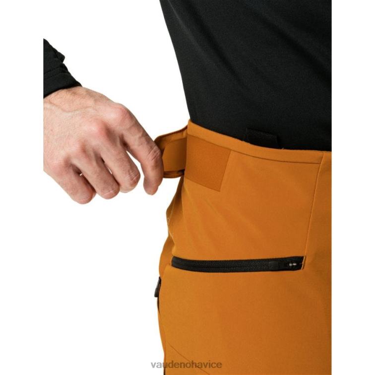 VAUDE 6FF4J1728 oblečenie bahno hnedá muži softshellové nohavice monviso