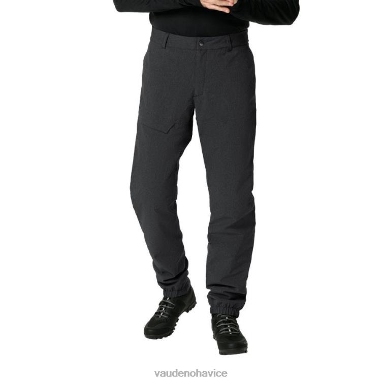 VAUDE 6FF4J1741 oblečenie čierna muži cyklistické nohavice do dažďa yaras