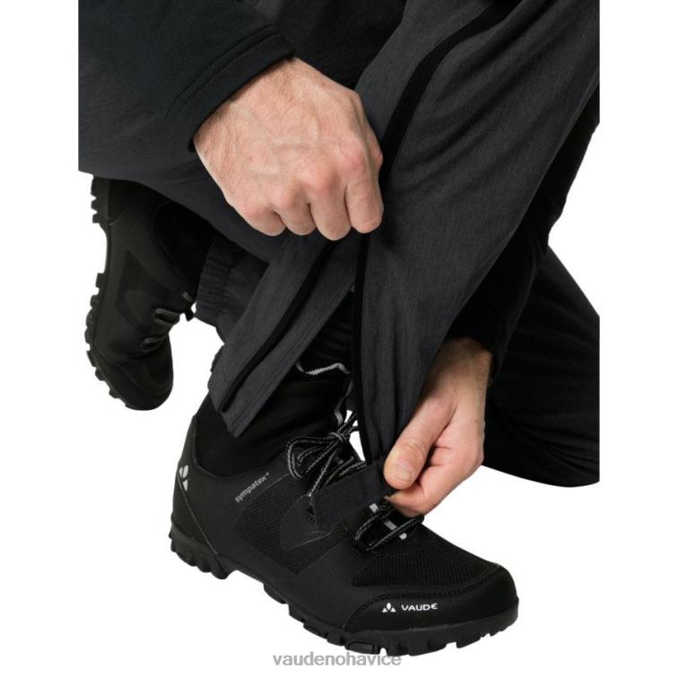 VAUDE 6FF4J1741 oblečenie čierna muži cyklistické nohavice do dažďa yaras