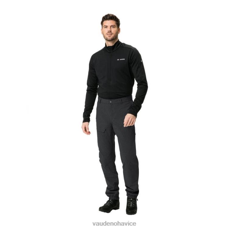 VAUDE 6FF4J1741 oblečenie čierna muži cyklistické nohavice do dažďa yaras