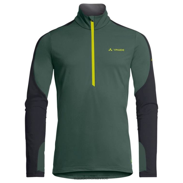 VAUDE 6FF4J1990 oblečenie čierny/prašný les muži fleecový sveter livigno halfzip ii