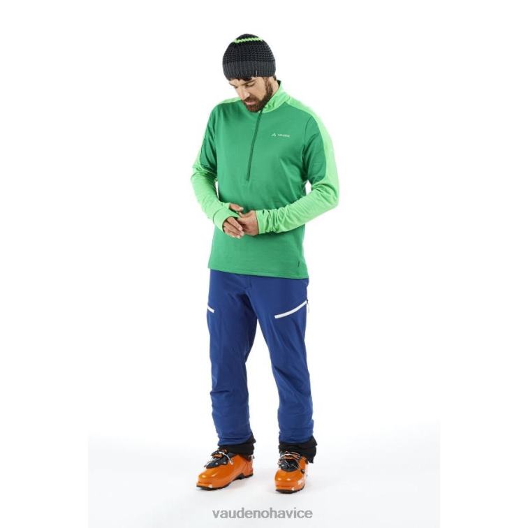 VAUDE 6FF4J1990 oblečenie čierny/prašný les muži fleecový sveter livigno halfzip ii