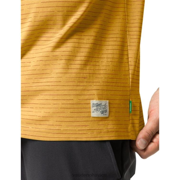 VAUDE 6FF4J1839 oblečenie spálená žltá muži tričko aredal iii