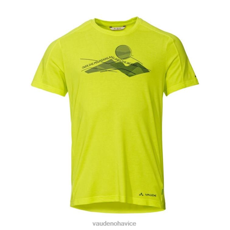 VAUDE 6FF4J1868 oblečenie svetlozelená muži zbierané tričko