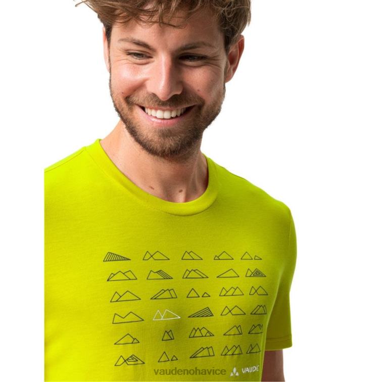 VAUDE 6FF4J1910 oblečenie svetlozelená muži tekoa tričko iii