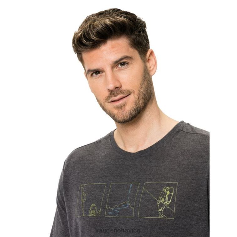 VAUDE 6FF4J1971 oblečenie čierna muži tričko rosemoor ii