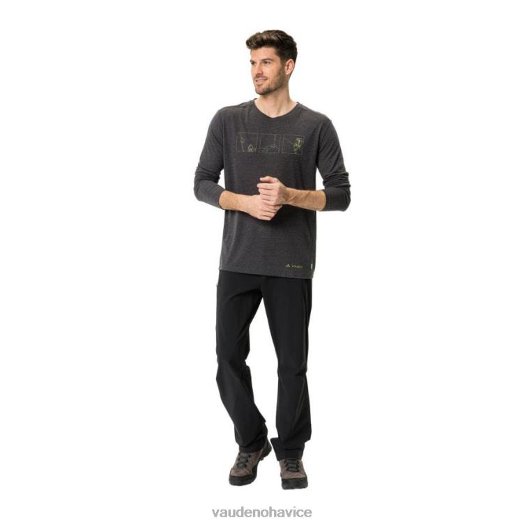 VAUDE 6FF4J1971 oblečenie čierna muži tričko rosemoor ii