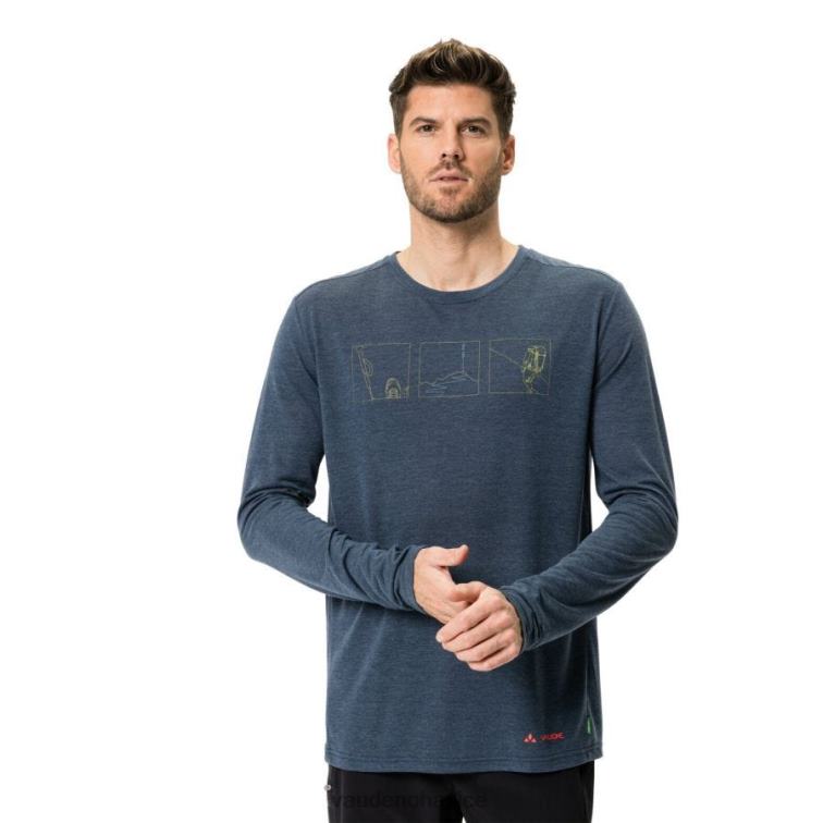 VAUDE 6FF4J1973 oblečenie temné more muži tričko rosemoor ii