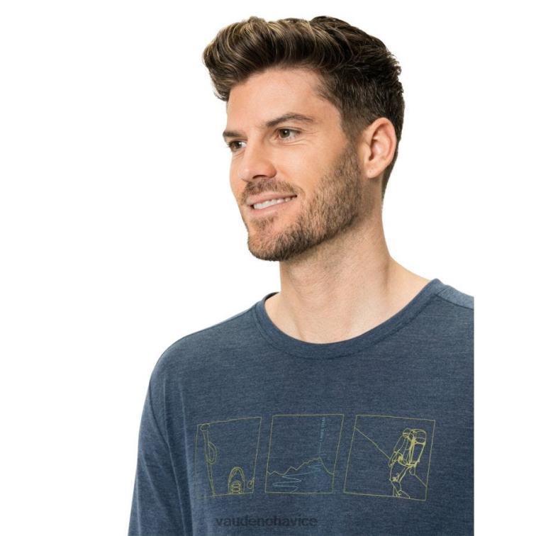 VAUDE 6FF4J1973 oblečenie temné more muži tričko rosemoor ii