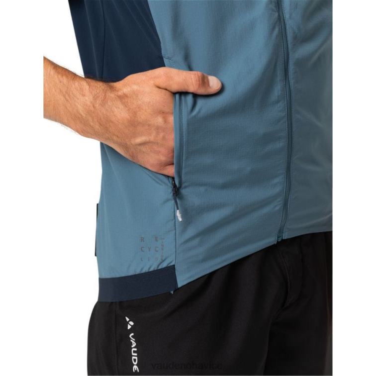 VAUDE 6FF4J2027 oblečenie modrá šedá muži kuro vzduchová veterná vesta