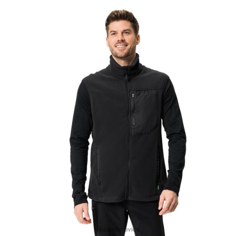 VAUDE 6FF4J2032 oblečenie čierna muži fleecová vesta rosemoor