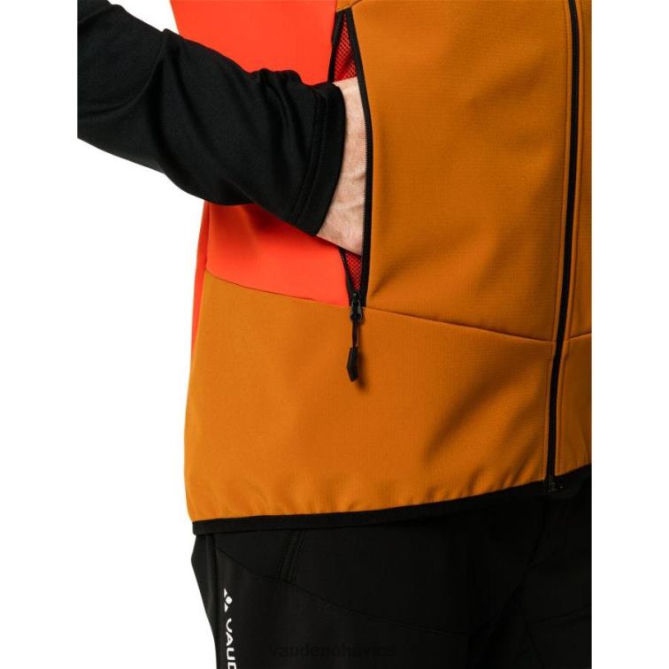VAUDE 6FF4J2044 oblečenie svietiaca červená muži larice softshellová vesta