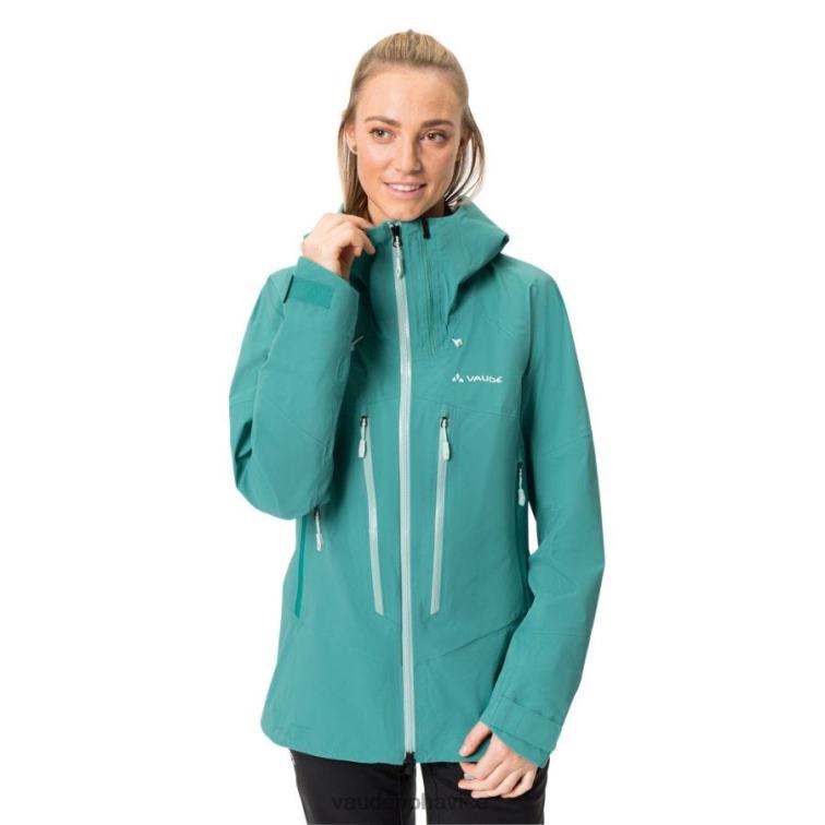 VAUDE 6FF4J295 oblečenie karmínovo červená ženy 3-vrstvová skialpinistická bunda monviso