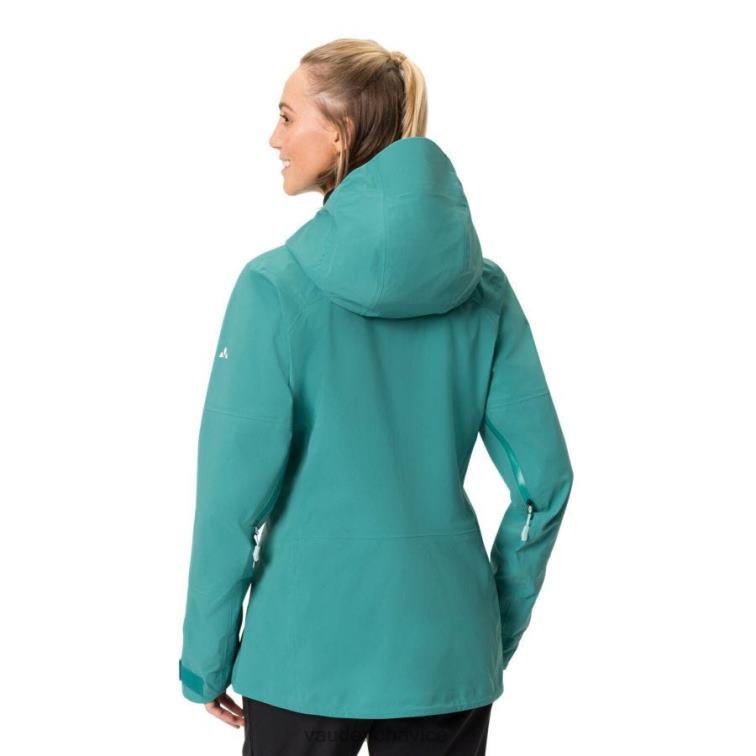 VAUDE 6FF4J295 oblečenie karmínovo červená ženy 3-vrstvová skialpinistická bunda monviso