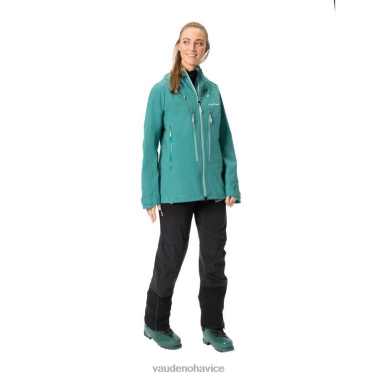 VAUDE 6FF4J295 oblečenie karmínovo červená ženy 3-vrstvová skialpinistická bunda monviso