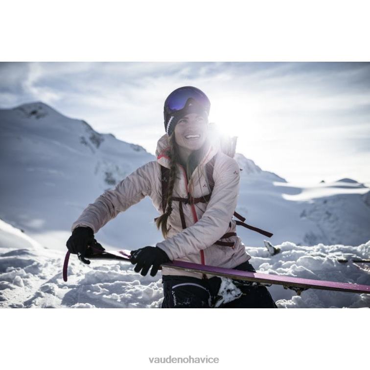 VAUDE 6FF4J305 oblečenie čierna ženy zateplená lyžiarska bunda monviso