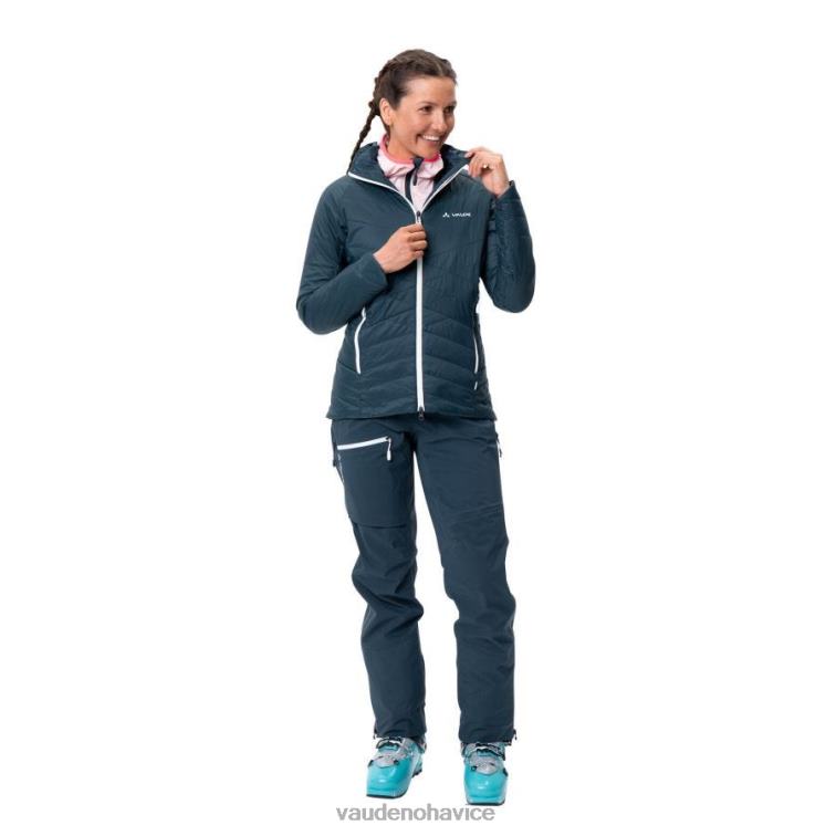 VAUDE 6FF4J306 oblečenie temné more ženy zateplená lyžiarska bunda monviso