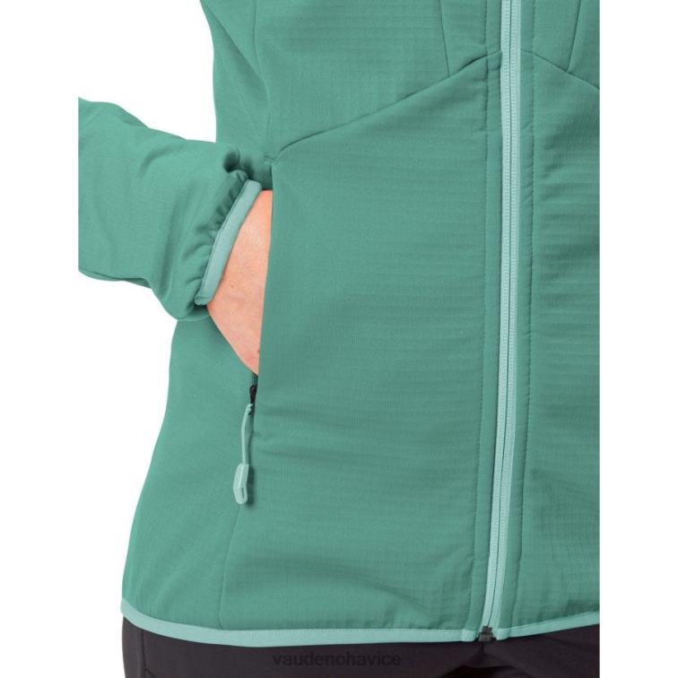 VAUDE 6FF4J346 oblečenie svetlé akva ženy páperová bunda monviso