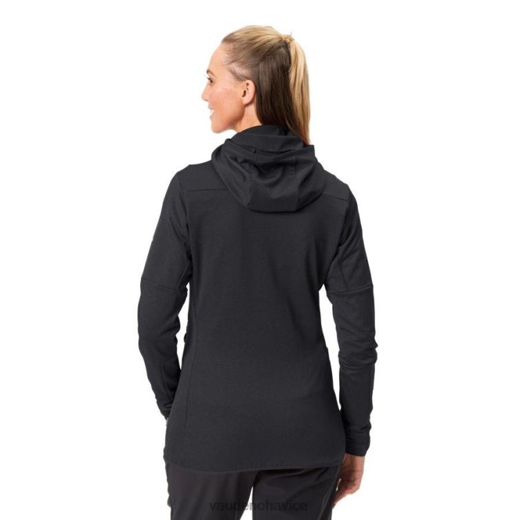 VAUDE 6FF4J363 oblečenie čierna ženy flísová bunda monviso s kapucňou