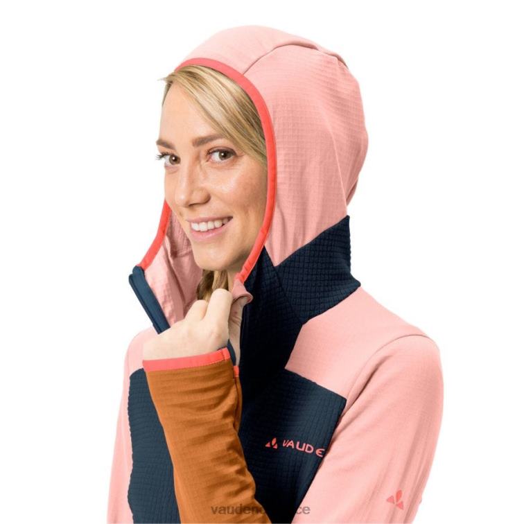 VAUDE 6FF4J364 oblečenie temné more ženy mriežková fleecová bunda monviso