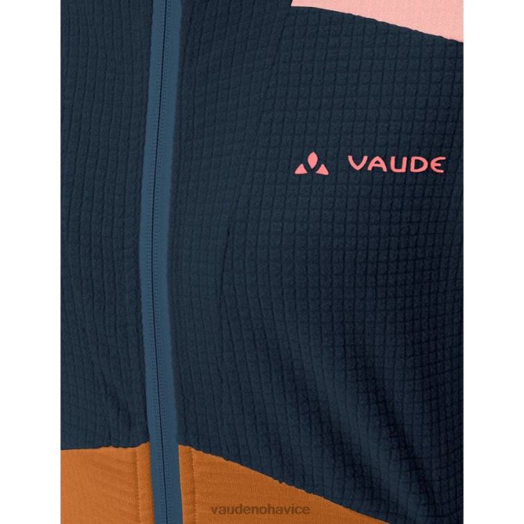 VAUDE 6FF4J364 oblečenie temné more ženy mriežková fleecová bunda monviso