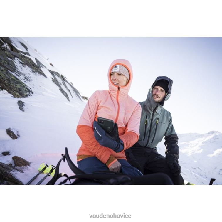 VAUDE 6FF4J364 oblečenie temné more ženy mriežková fleecová bunda monviso