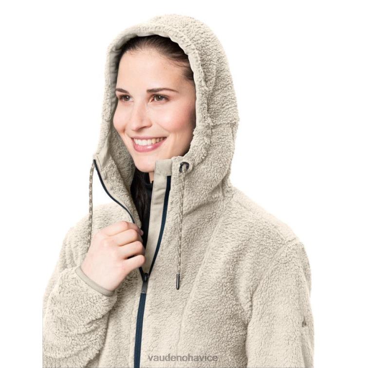 VAUDE 6FF4J373 oblečenie ecru ženy páperová bunda s kapucňou manukau