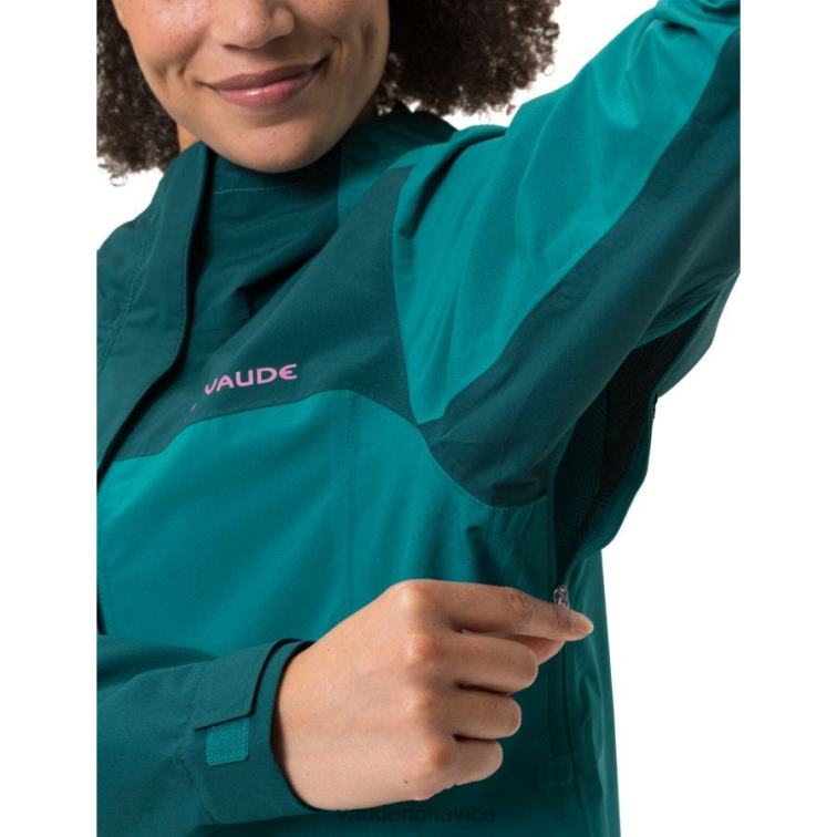 VAUDE 6FF4J40 oblečenie prašný mach ženy Neyland 2,5-vrstvová bunda do dažďa