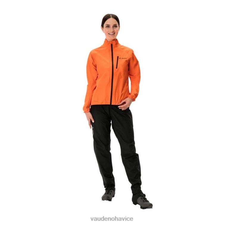 VAUDE 6FF4J5 oblečenie neónovo oranžová ženy drop iii bunda do dažďa
