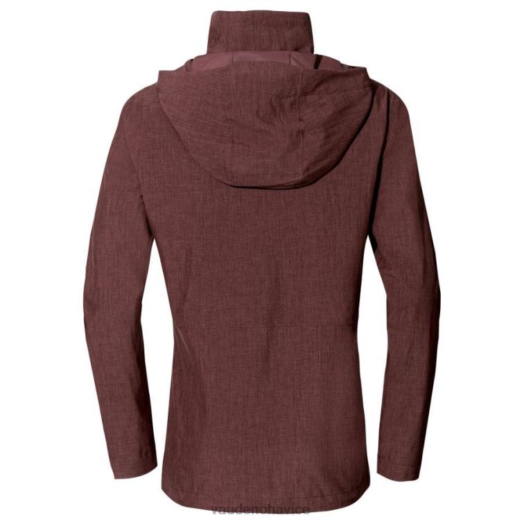 VAUDE 6FF4J68 oblečenie tmavá čerešňa ženy bunda do dažďa rosemoor