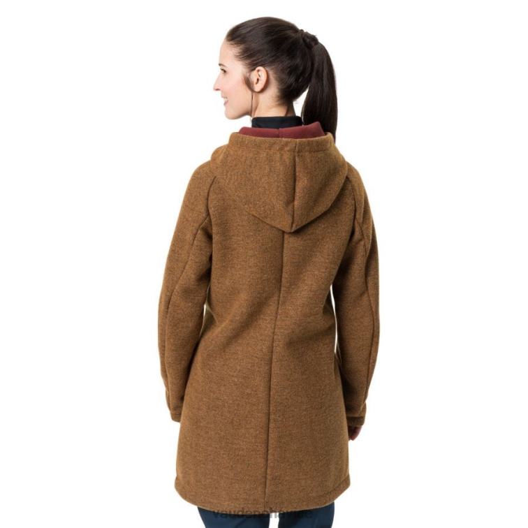 VAUDE 6FF4J78 oblečenie bahno hnedá ženy kabát tinshan iii