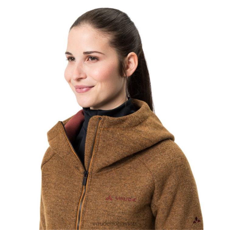 VAUDE 6FF4J78 oblečenie bahno hnedá ženy kabát tinshan iii