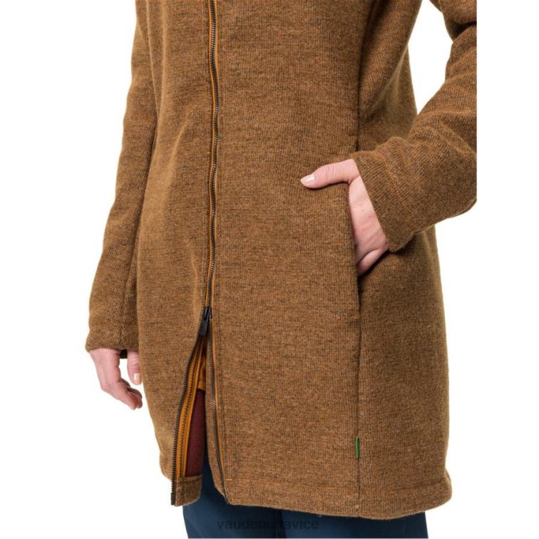 VAUDE 6FF4J78 oblečenie bahno hnedá ženy kabát tinshan iii