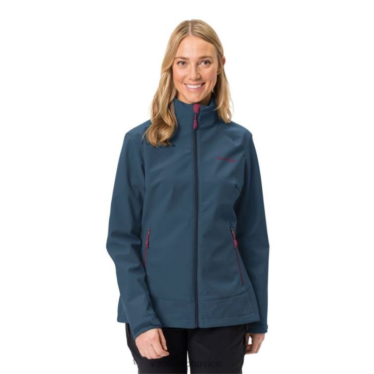 VAUDE 6FF4J84 oblečenie čierna ženy cyklónová vi softshellová bunda