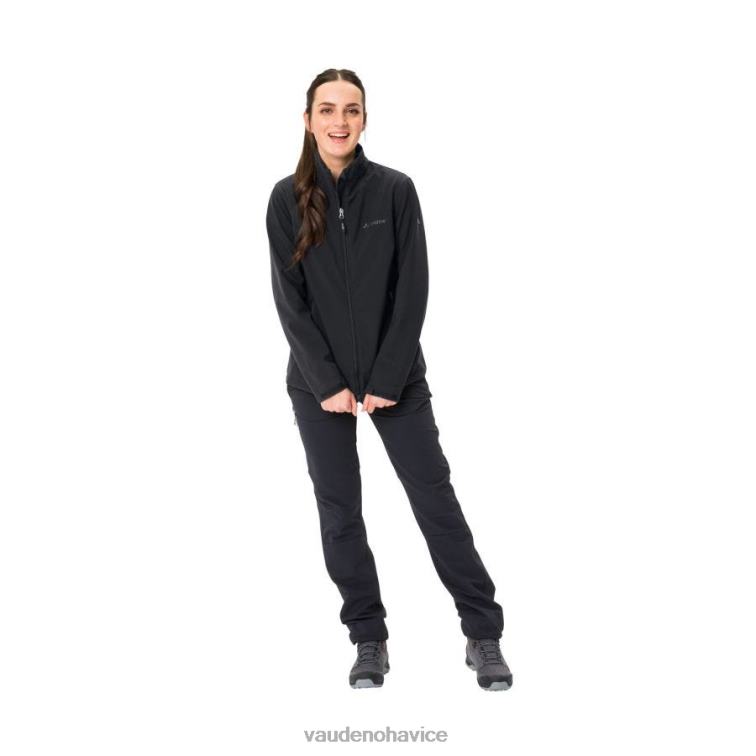 VAUDE 6FF4J85 oblečenie čierna ženy cyklónová vi softshellová bunda